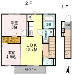 サンロイヤルIIIの物件間取画像